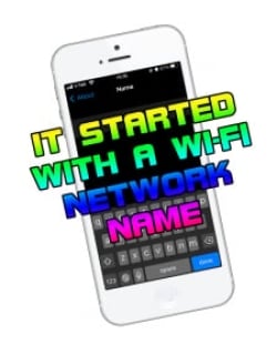 It Started With A Wi-Fi Network Name Manga Online Free, Manga Online