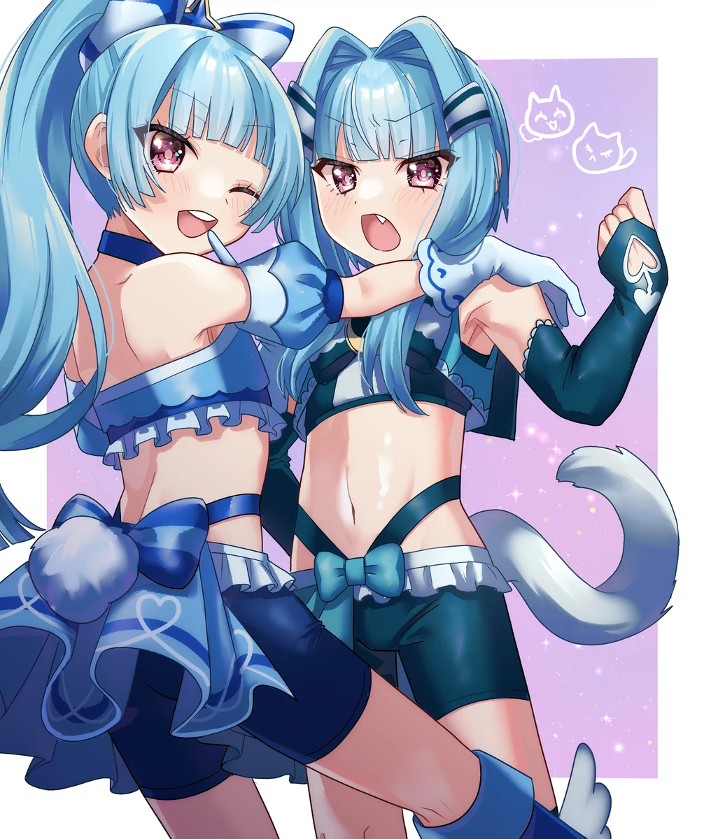 The cute twins, Neru and Rune Manga Online